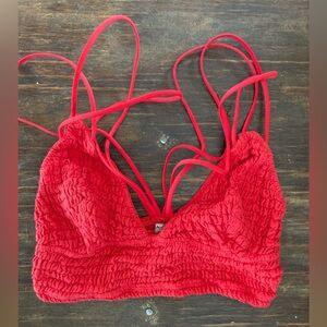 FREE PEOPLE SMOCKED BRALETTE. SIZE XS. NWOT